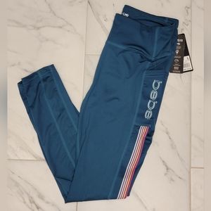 NWT Bebe Sport Teal Leggings